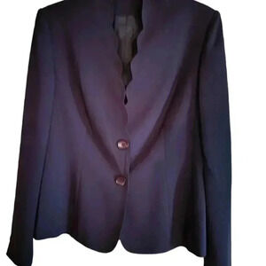 Lined  100% Polyester Navy Summer Weight Jacket med